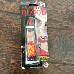 Vintage Kmart Halloween Blood Vampire Prop 1997 New Old Stock For Display Only